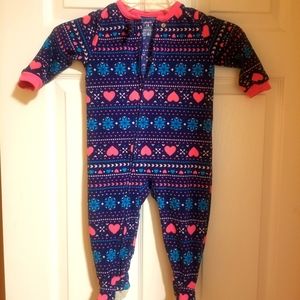 TWo)Carter's Baby Girls2-Pack Fleece Footed Sleep